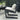 Siesta Living stol 75 cm sort rektangulært bord med ribbet overside