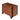 Cubic Living plantekasse i ThermoWood med hjul, 87×47×65,5 cm