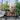 Urban plante-/grillbord med to hylder og fire drejelige hjul